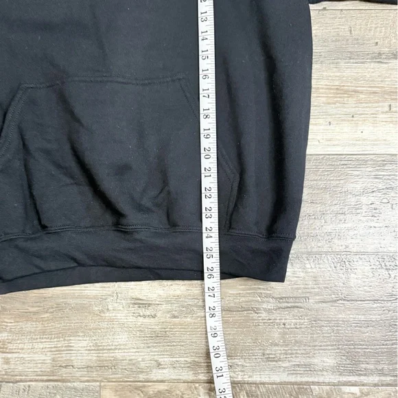 Gildan Black 'Half Human Half Coffee' Hoodie Size Unisex Large - Picture 5 of 7